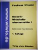 Recht für Wirtschaftswissenschaftler 1 1.Auflage Ferchland Prinzler 1.jpg